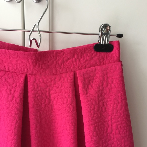 Embossed Chicwish Pink Skirt - Picture 5 of 5